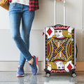 Jack Of Diamonds Playing Card Print Luggage Cover