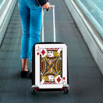 Jack Of Diamonds Playing Card Print Luggage Cover