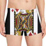 Jack Of Diamonds Playing Card Print Men's Boxer Briefs