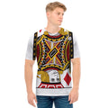 Jack Of Diamonds Playing Card Print Men's T-Shirt