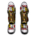 Jack Of Diamonds Playing Card Print Muay Thai Shin Guards