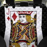 Jack Of Diamonds Playing Card Print Pet Car Back Seat Cover