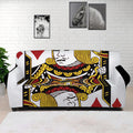 Jack Of Diamonds Playing Card Print Sofa Cover