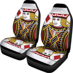 Jack Of Diamonds Playing Card Print Universal Fit Car Seat Covers