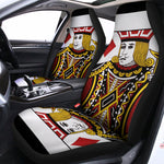 Jack Of Diamonds Playing Card Print Universal Fit Car Seat Covers