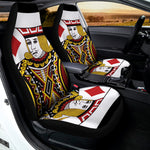 Jack Of Diamonds Playing Card Print Universal Fit Car Seat Covers