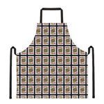 Jack Of Hearts Playing Card Pattern Print Apron