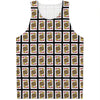 Jack Of Hearts Playing Card Pattern Print Men's Tank Top