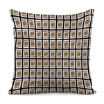 Jack Of Hearts Playing Card Pattern Print Pillow Cover