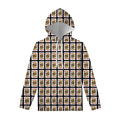 Jack Of Hearts Pattern Print Pullover Hoodie