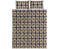 Jack Of Hearts Playing Card Pattern Print Quilt Bed Set