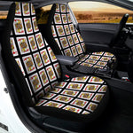 Jack Of Hearts Playing Card Pattern Print Universal Fit Car Seat Covers