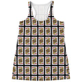 Jack Of Hearts Pattern Print Women's Racerback Tank Top