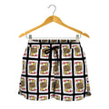 Jack Of Hearts Pattern Print Women's Shorts