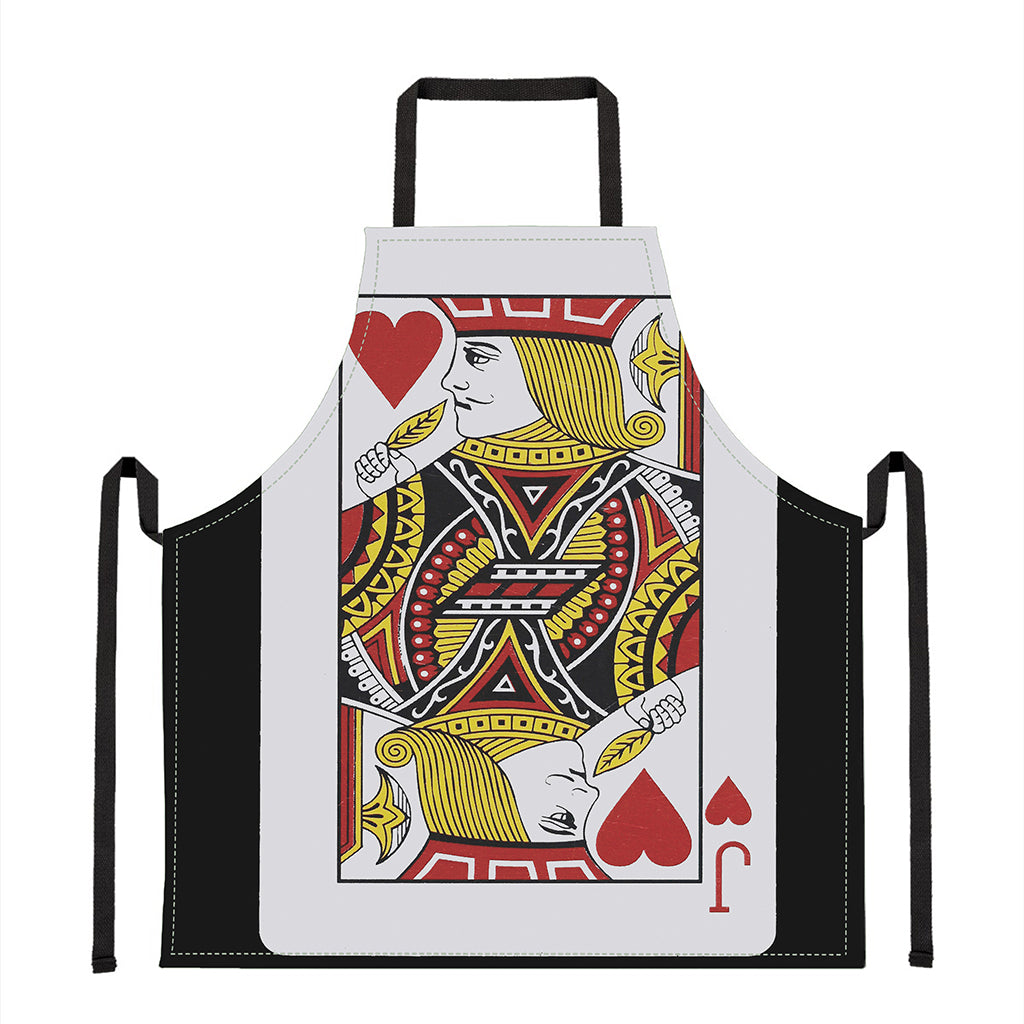 Jack Of Hearts Playing Card Print Apron