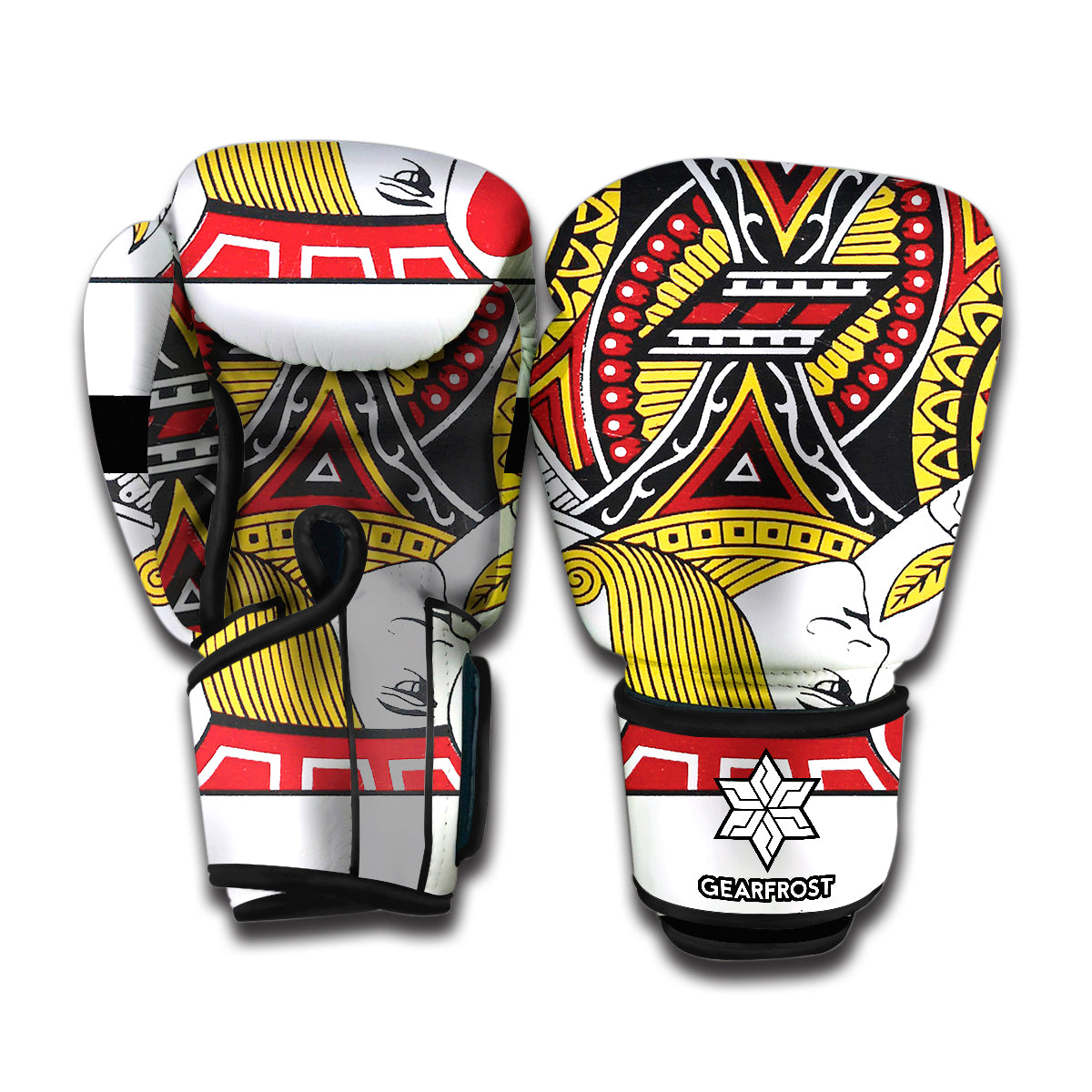 Jack Of Hearts Playing Card Print Boxing Gloves