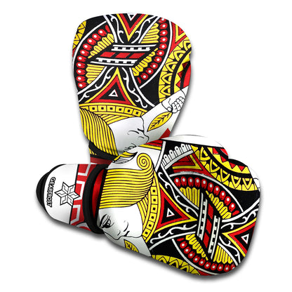 Jack Of Hearts Playing Card Print Boxing Gloves