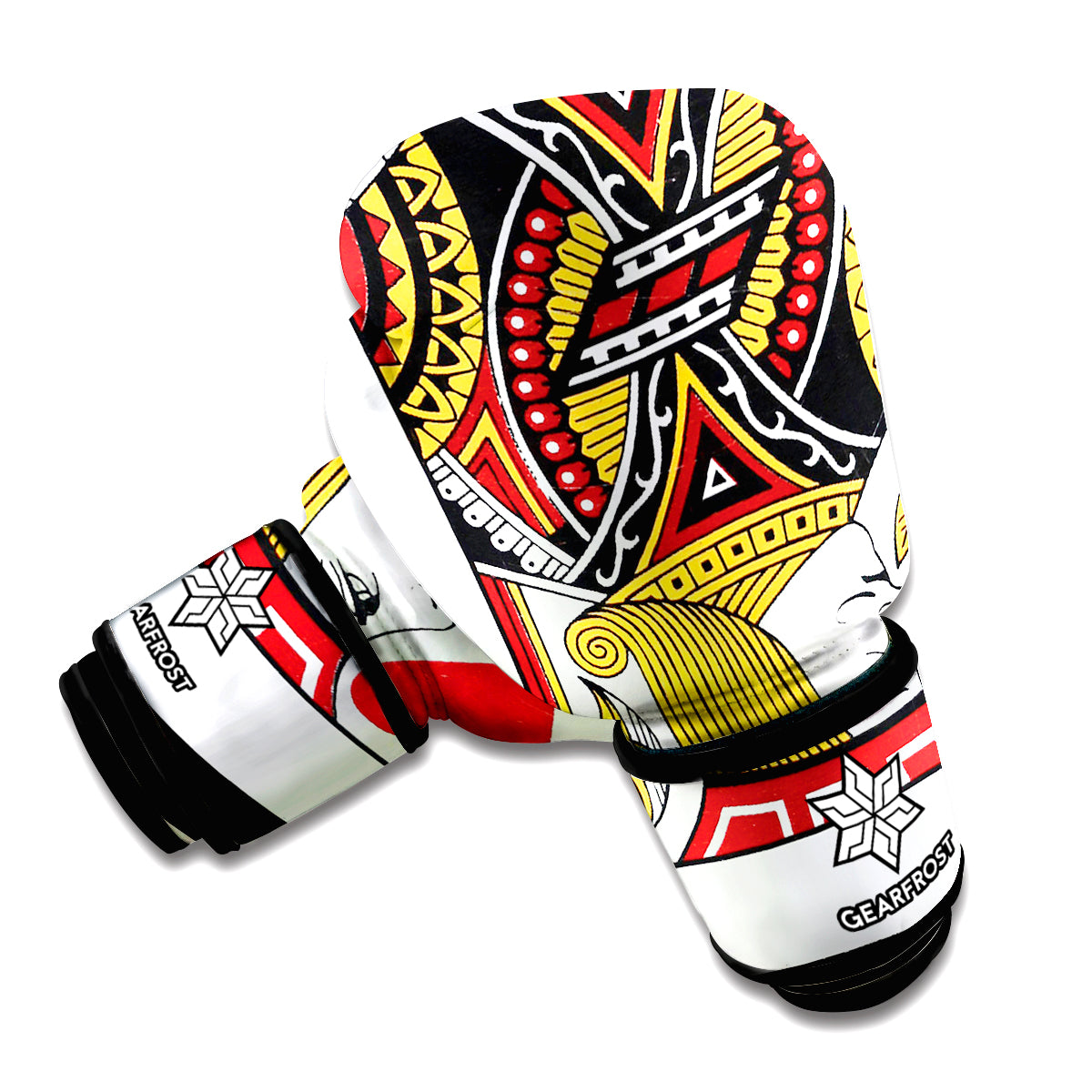 Jack Of Hearts Playing Card Print Boxing Gloves