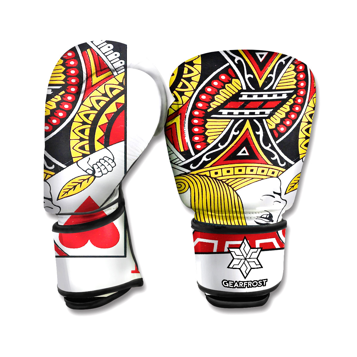 Jack Of Hearts Playing Card Print Boxing Gloves