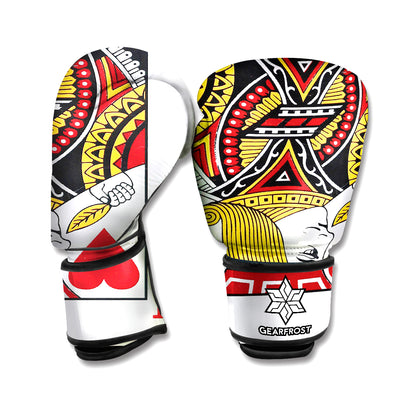 Jack Of Hearts Playing Card Print Boxing Gloves