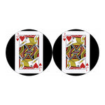 Jack Of Hearts Playing Card Print Car Coasters