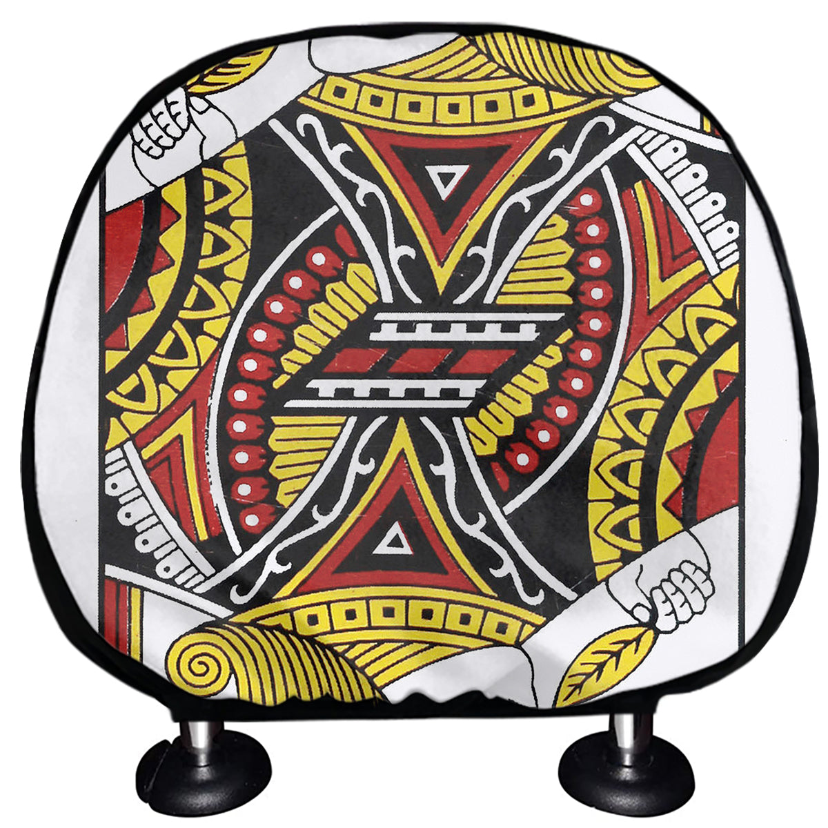 Jack Of Hearts Playing Card Print Car Headrest Covers