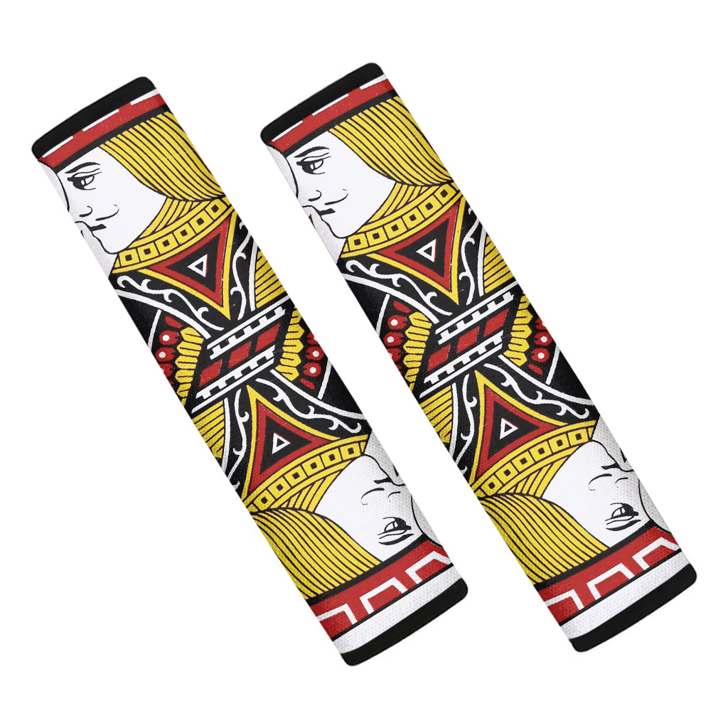 Jack Of Hearts Playing Card Print Car Seat Belt Covers