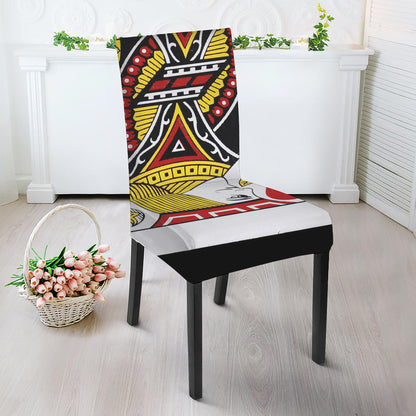 Jack Of Hearts Playing Card Print Dining Chair Slipcover