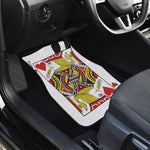Jack Of Hearts Playing Card Print Front and Back Car Floor Mats