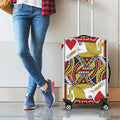 Jack Of Hearts Playing Card Print Luggage Cover