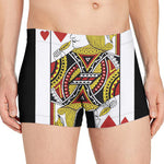 Jack Of Hearts Playing Card Print Men's Boxer Briefs
