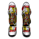 Jack Of Hearts Playing Card Print Muay Thai Shin Guard