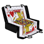 Jack Of Hearts Playing Card Print Pet Car Back Seat Cover