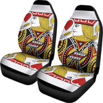 Jack Of Hearts Playing Card Print Universal Fit Car Seat Covers