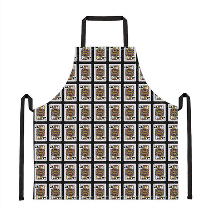 Jack Of Spades Playing Card Pattern Print Apron