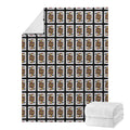Jack Of Spades Pattern Print Blanket