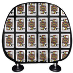 Jack Of Spades Playing Card Pattern Print Car Headrest Covers