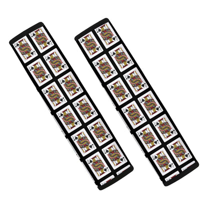 Jack Of Spades Playing Card Pattern Print Car Seat Belt Covers