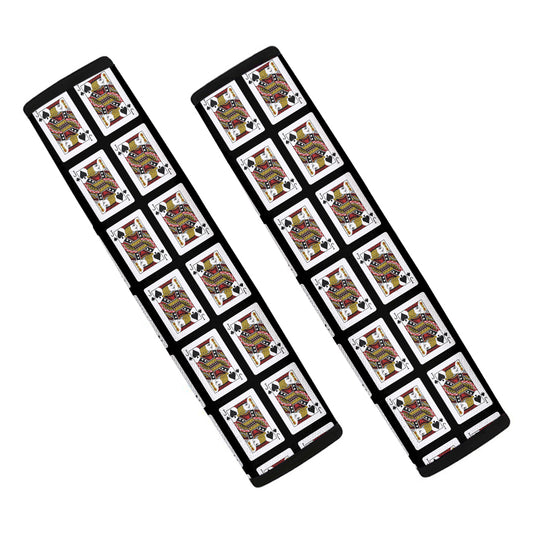 Jack Of Spades Playing Card Pattern Print Car Seat Belt Covers