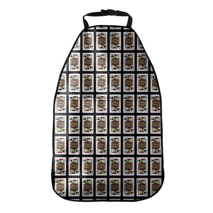Jack Of Spades Playing Card Pattern Print Car Seat Organizers