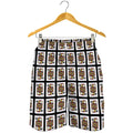 Jack Of Spades Pattern Print Men's Shorts