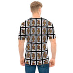 Jack Of Spades Playing Card Pattern Print Men's T-Shirt
