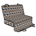 Jack Of Spades Pattern Print Pet Car Back Seat Cover