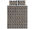 Jack Of Spades Playing Card Pattern Print Quilt Bed Set