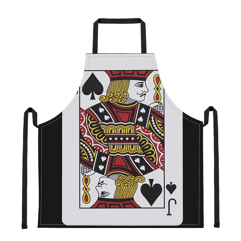 Jack Of Spades Playing Card Print Apron