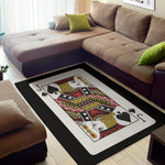 Jack Of Spades Playing Card Print Area Rug