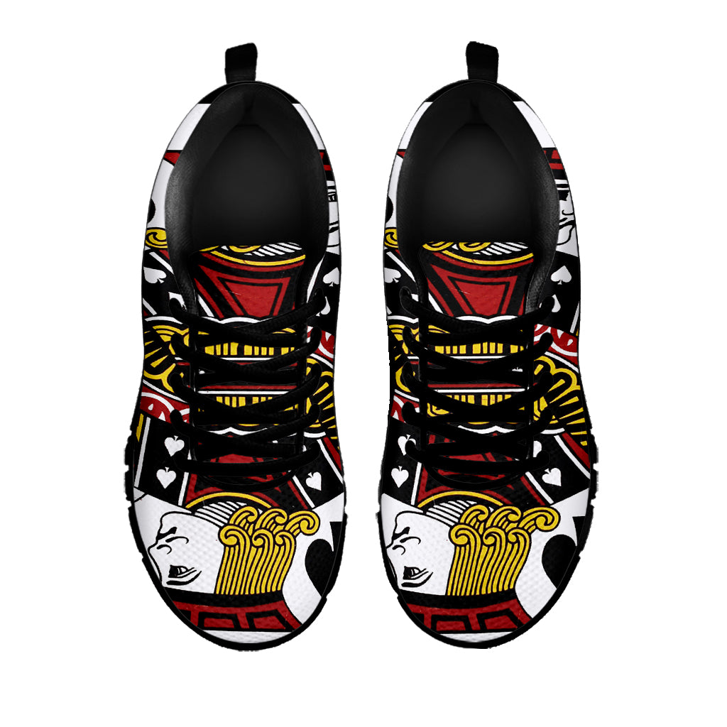 Jack Of Spades Playing Card Print Black Sneakers