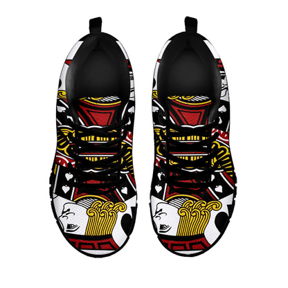 Jack Of Spades Playing Card Print Black Sneakers