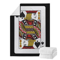 Jack Of Spades Playing Card Print Blanket