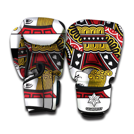 Jack Of Spades Playing Card Print Boxing Gloves